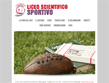 Tablet Screenshot of liceosportivo.com